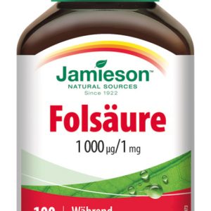 Jamieson Folsäure 1000 µg/1 mg 100 Tbl.