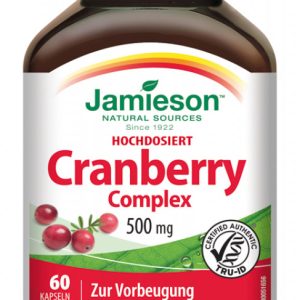 Jamieson Cranberry Komplex 500 mg 60 Kps.
