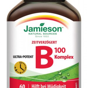 Jamieson B Complex Ultra-Potent 100 mg Zeitverzögert 60 Tbl.