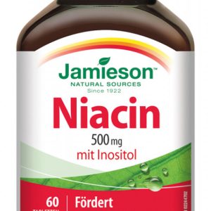 Jamieson Niacin 500mg mit Inositol 60 Tbl.