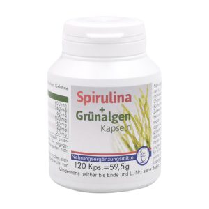 Spirulina Grünalgen Kapseln 120 Stk.