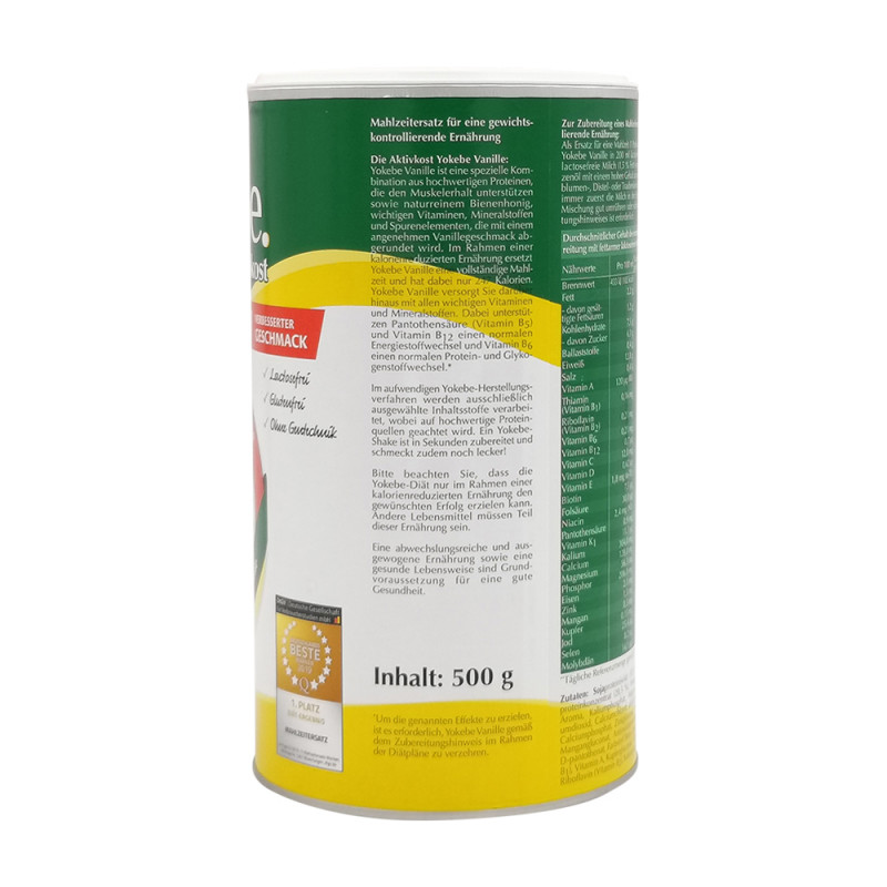 Yokebe Vanille 500 g