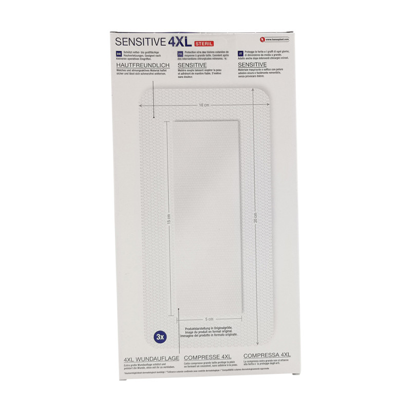 Hansaplast Sensitive 3XL sterile Pflaster 3 Stk.