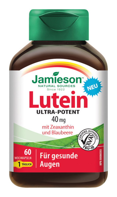 Jamieson Lutein mit Zeaxanthin Kapseln 40 mg