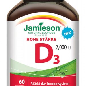 Jamieson Vitamin D3 2000 IU Tabletten