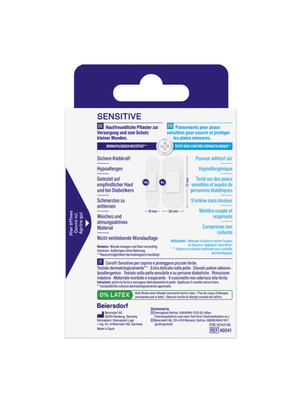 Hansaplast Sensitive Strips