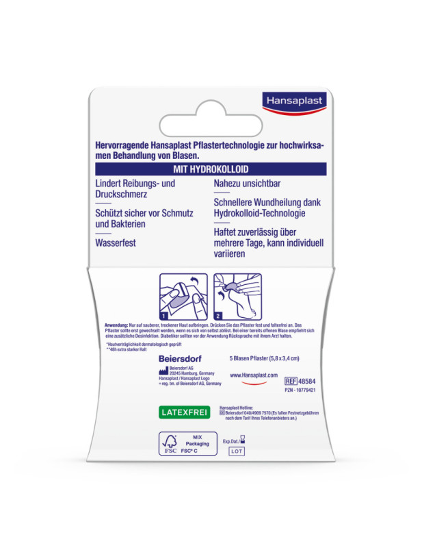 Hansaplast Blasen-Pflaster groß