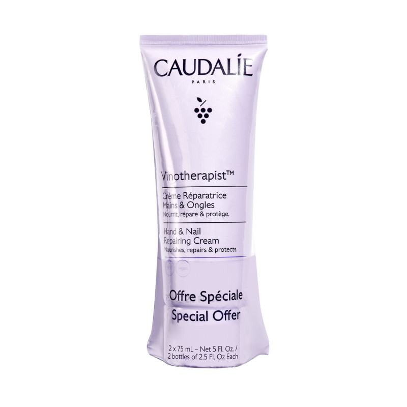 Caudalie Vinotherapist Reparierende Hand- und Nagelcreme – Doppelpack