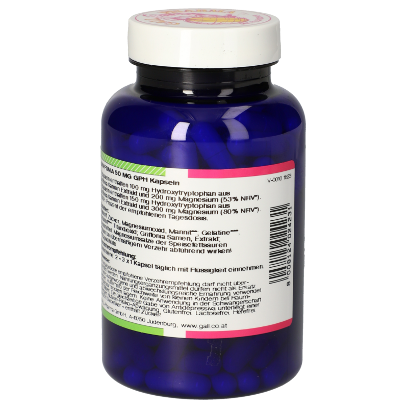 Gall Pharma GRIFFONIA 50mg Kapseln mit 5 – Hydroxytryptophan