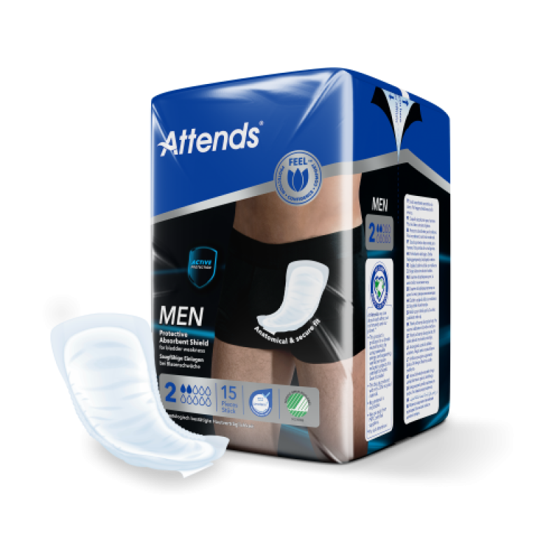 Attends Men Protective Absorbent Shield 2