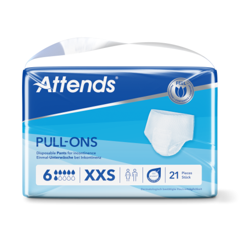 Attends Pull-Ons 6 XXS