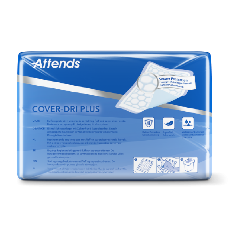 Attends Cover Dri Plus 40×60