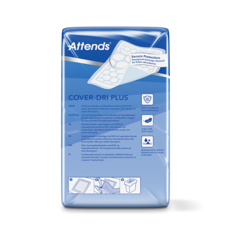 Attends Cover Dri Plus 60×60