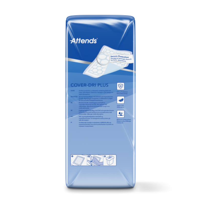 Attends Cover Dri Plus 60×90