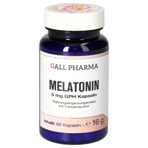 Gall Pharma MELATONIN 5mg Kapseln regulierend auf Wach- Schlafrhythmus
