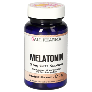 Gall Pharma MELATONIN 5mg Kapseln regulierend auf Wach- Schlafrhythmus