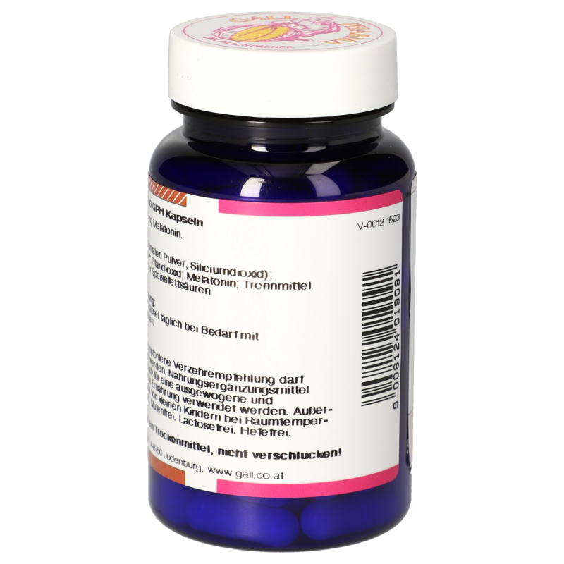 Gall Pharma MELATONIN 3mg Kapseln regulierend auf Wach- Schlafrhythmus