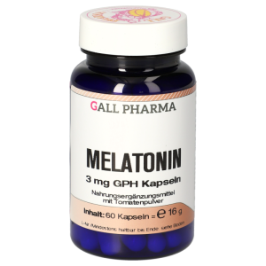 Gall Pharma MELATONIN 3mg Kapseln regulierend auf Wach- Schlafrhythmus
