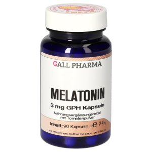 Gall Pharma MELATONIN 3mg Kapseln regulierend auf Wach- Schlafrhythmus