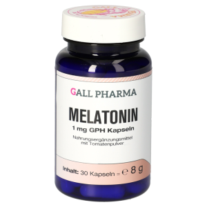 Gall Pharma MELATONIN 1mg Kapseln regulierend auf Wach- Schlafrhythmus