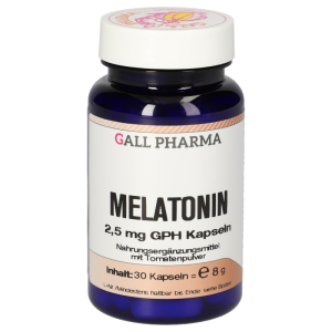 Gall Pharma MELATONIN 2,5mg Kapseln regulierend auf Wach- Schlafrhythmus
