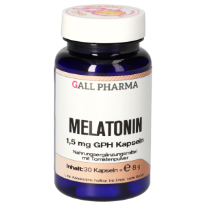 Gall Pharma MELATONIN 1,5mg Kapseln regulierend auf Wach- Schlafrhythmus
