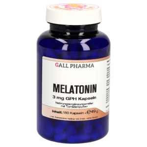 Gall Pharma MELATONIN 3mg Kapseln regulierend auf Wach- Schlafrhythmus