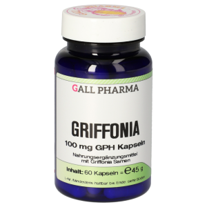 Gall Pharma GRIFFONIA 100mg Kapseln Trockenextrakt mit 5 – HTP – 60 Stk