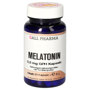 Gall Pharma MELATONIN 0,5 mg Kapseln regulierend auf Wach- Schlafrhythmus