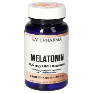 Gall Pharma MELATONIN 0,5 mg Kapseln regulierend auf Wach- Schlafrhythmus