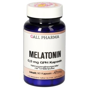 Gall Pharma MELATONIN 0,5 mg Kapseln regulierend auf Wach- Schlafrhythmus