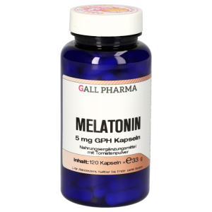 Gall Pharma MELATONIN 5mg Kapseln regulierend auf Wach- Schlafrhythmus