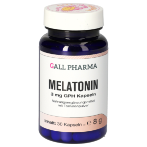 Gall Pharma MELATONIN 3mg Kapseln regulierend auf Wach- Schlafrhythmus