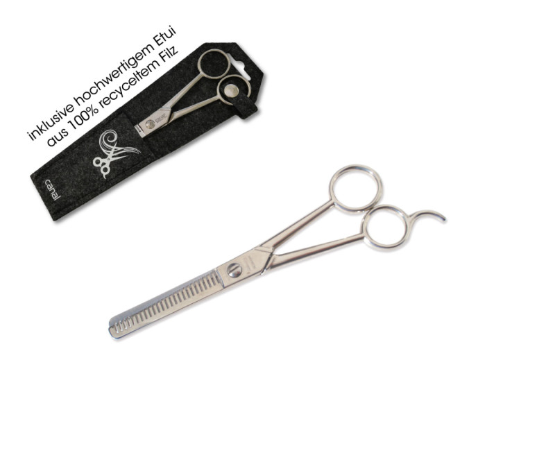 Canal Effillierschere vernickelt