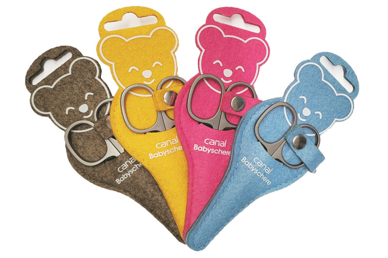 Canal Babyschere gebogen rostfrei