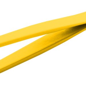 Canal Haarpinzette gelb gerade rostfrei