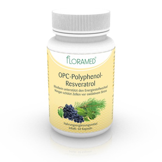 Floramed OPC Polyphenol Resveratrol, 60 Kapseln