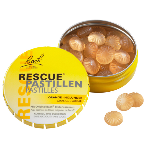 RESCUE Pastillen Orange-Holunder 50 g