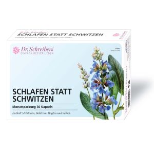 Dr. Schreibers Schlafen statt Schwitzen Kapseln 30 Stk. - 30 Stück