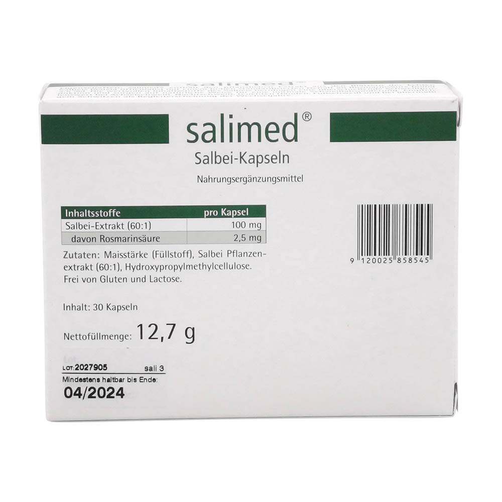 Salimed Salbei Kapsel - 30 Stück