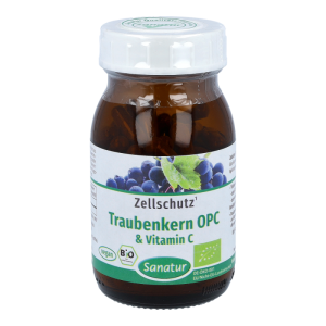 Sanatur Traubenkern OPC + Vitamin C Kapseln - 90 Stück