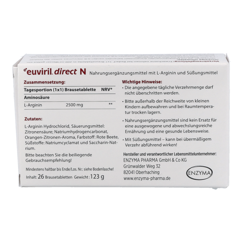 Euviril Direct Brausetabletten - 26 Stück